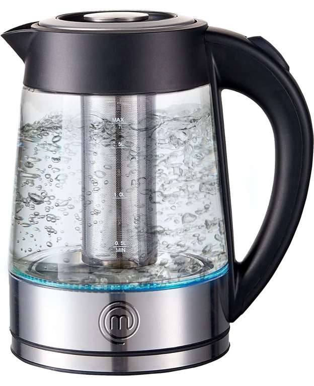 Amazon: MASTERCHEF | Tetera Eléctrica con Infusor Removible -44% 
