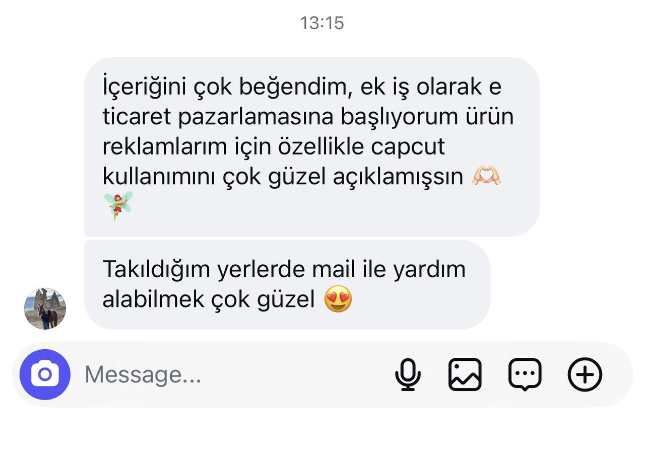 Öğrenci mesajı