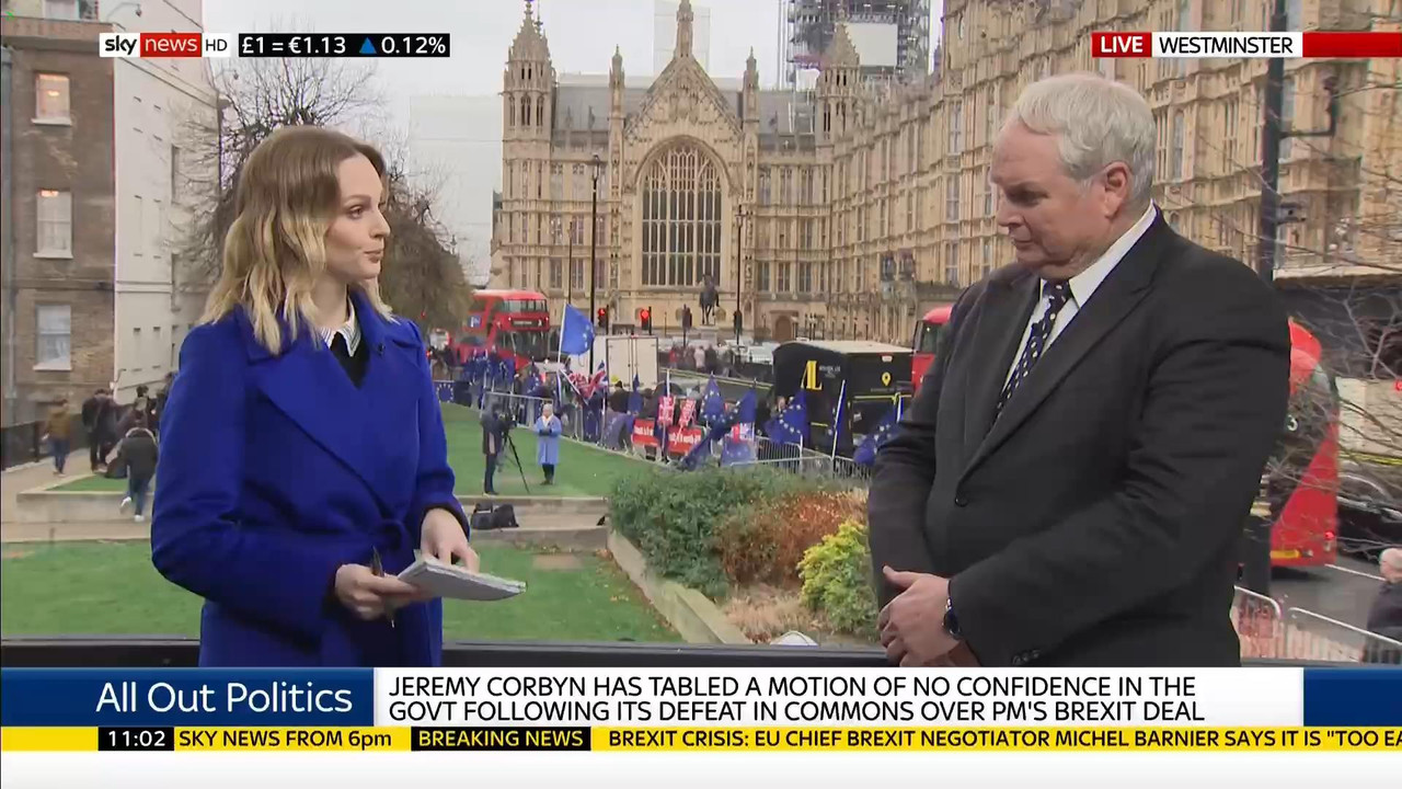 16 January - 11.00.00 - Sky News. Colin Brazier and Jayne Secker