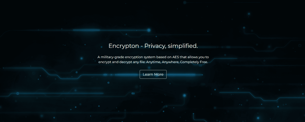 Encrypton - Privacy, simplified.
