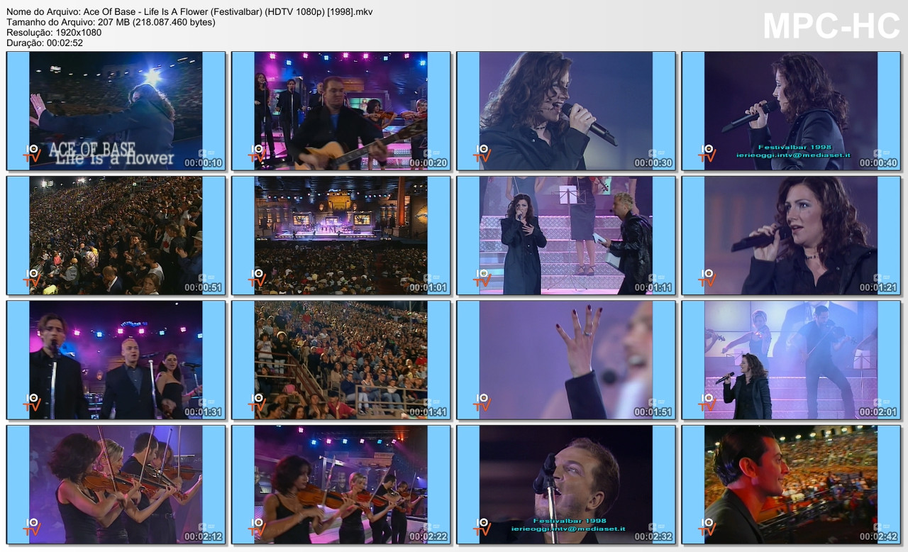 Ace Of Base - Life Is A Flower (Festivalbar) (HDTV 1080p) [08.09.1998]