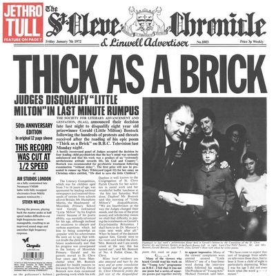 Jethro Tull - Thick As A Brick (1972) [2022, 50th Anniversary Edition, Remixed, CD-Quality + Hi-Res Vinyl Rip]