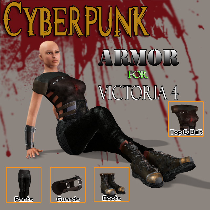 Cyberpunk Armor for V4