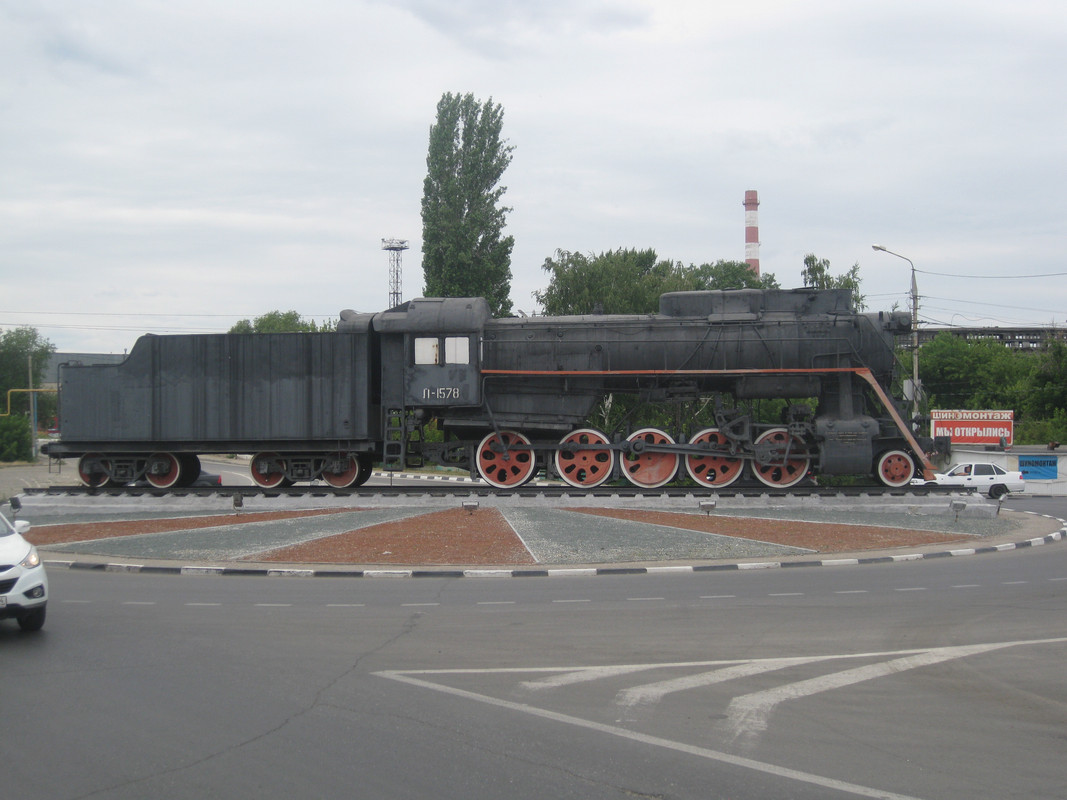 Паровоз Л-1578, г.Энгельс ЖД,Саратовская область,паровозы