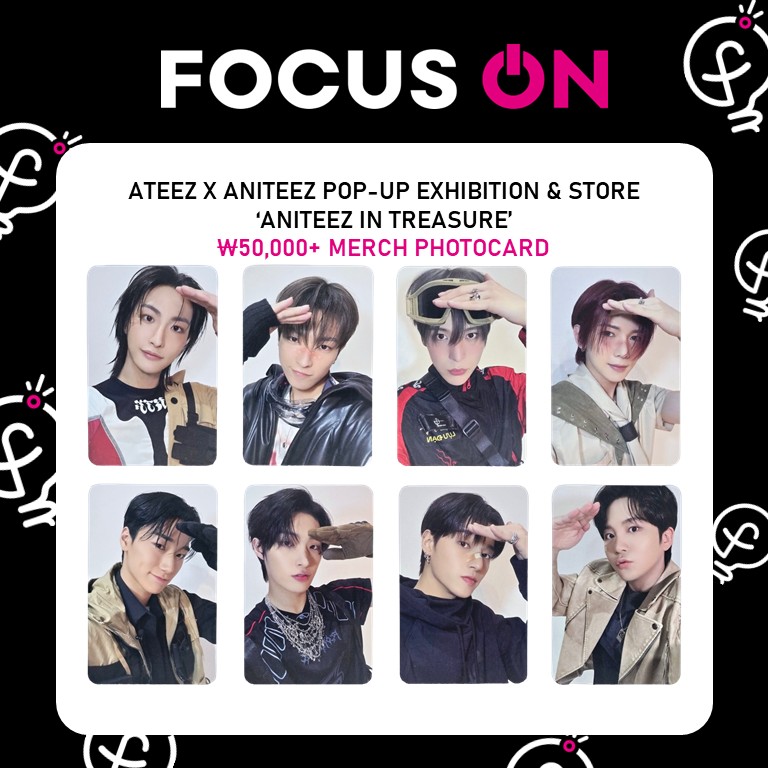 IN STOCK] ATEEZ ANITEEZ IN TREASURE Pop-Up MD Benefit Photocard