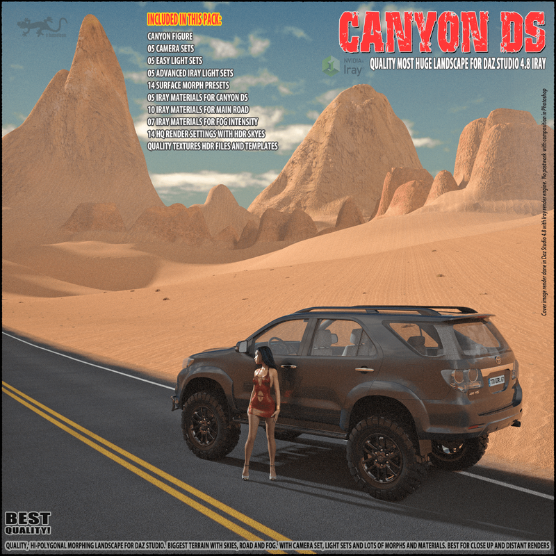 CanyonDS for Daz