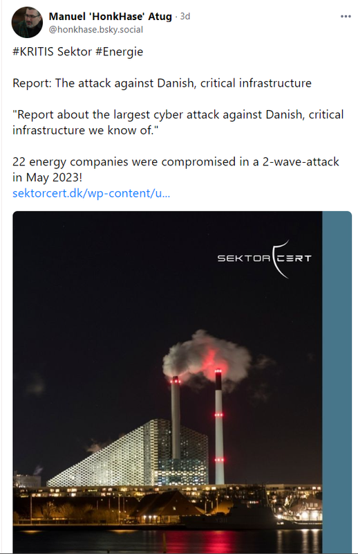 Angriff auf KRITIS-Infrastruktur in Dänemark
