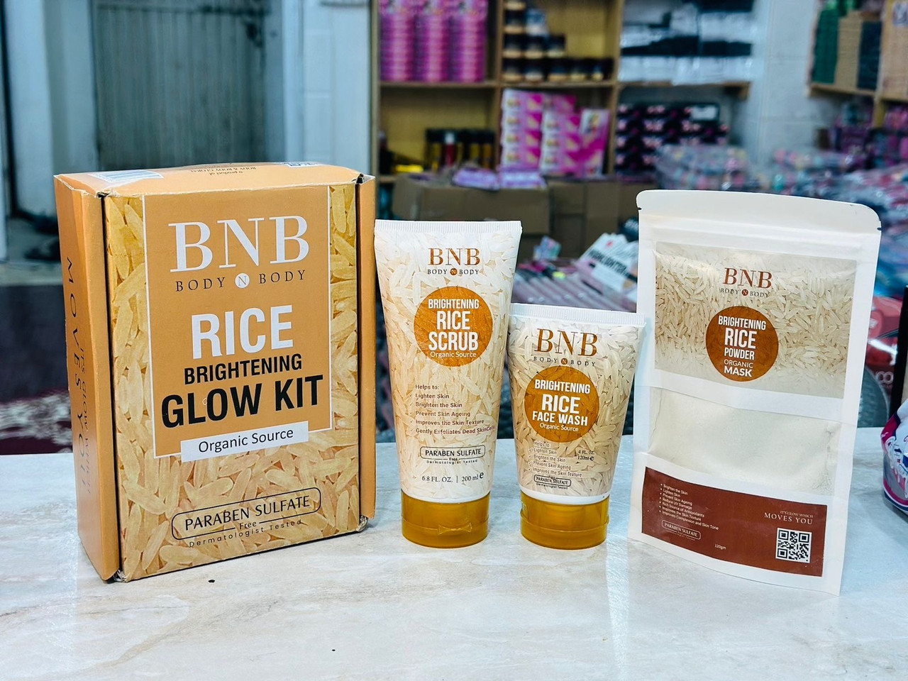 BNB RICE GLOW KIT