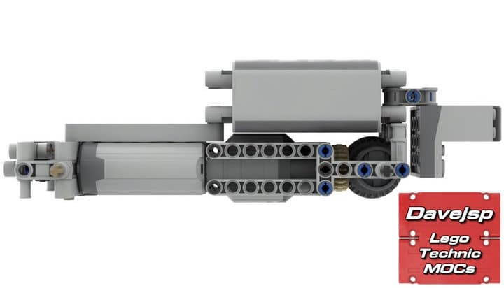 Lego Technic budget Power Functions chassis - FREE building instructions