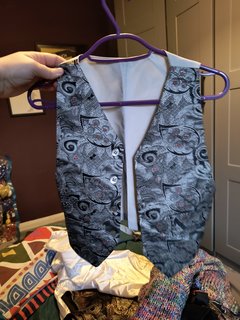 Silver Waistcoat - Age 5-6