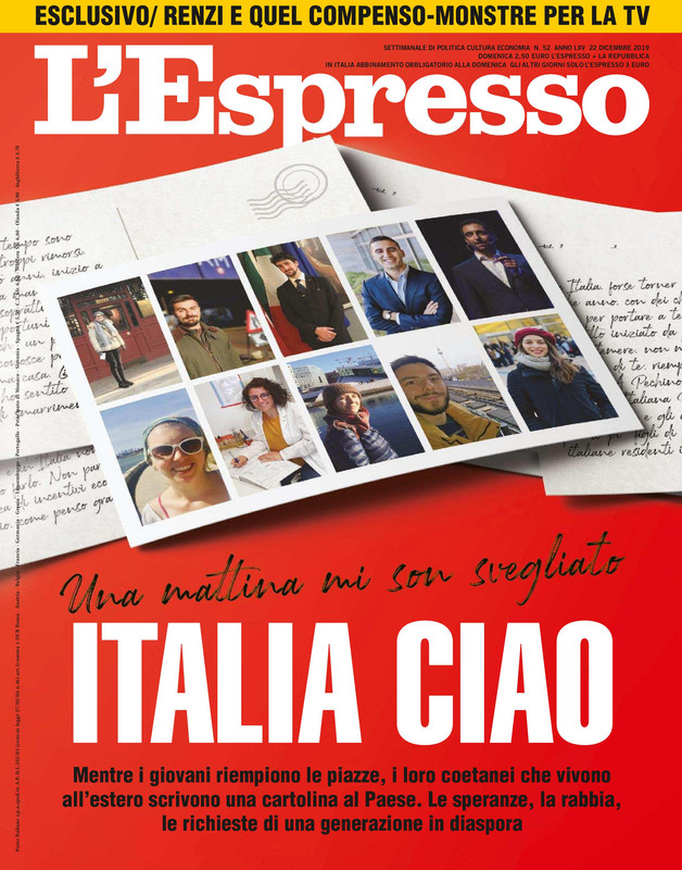 L'Espresso - 22 Dicembre 2019