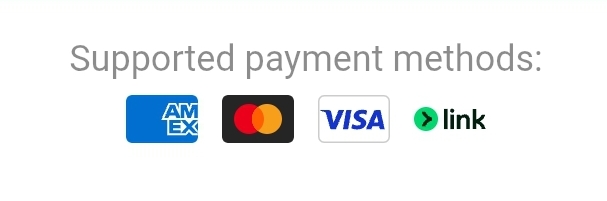 Supported payment methods