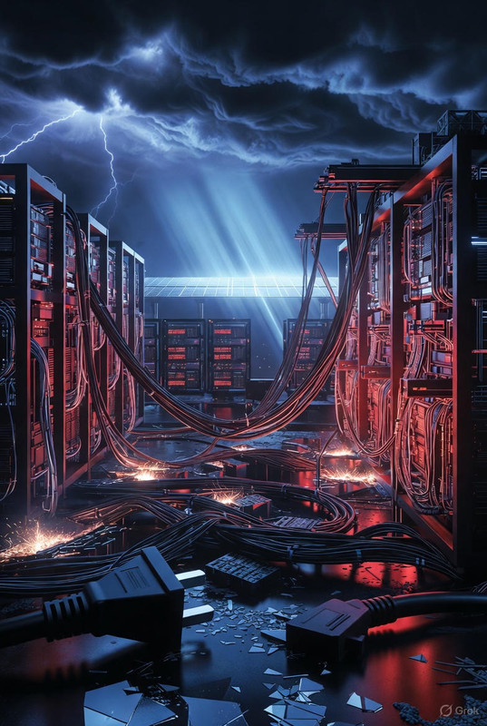 Vale do Silício no Escuro: Escassez de Energia Apaga Data Centers e Expõe o Calcanhar de Aquiles da IA