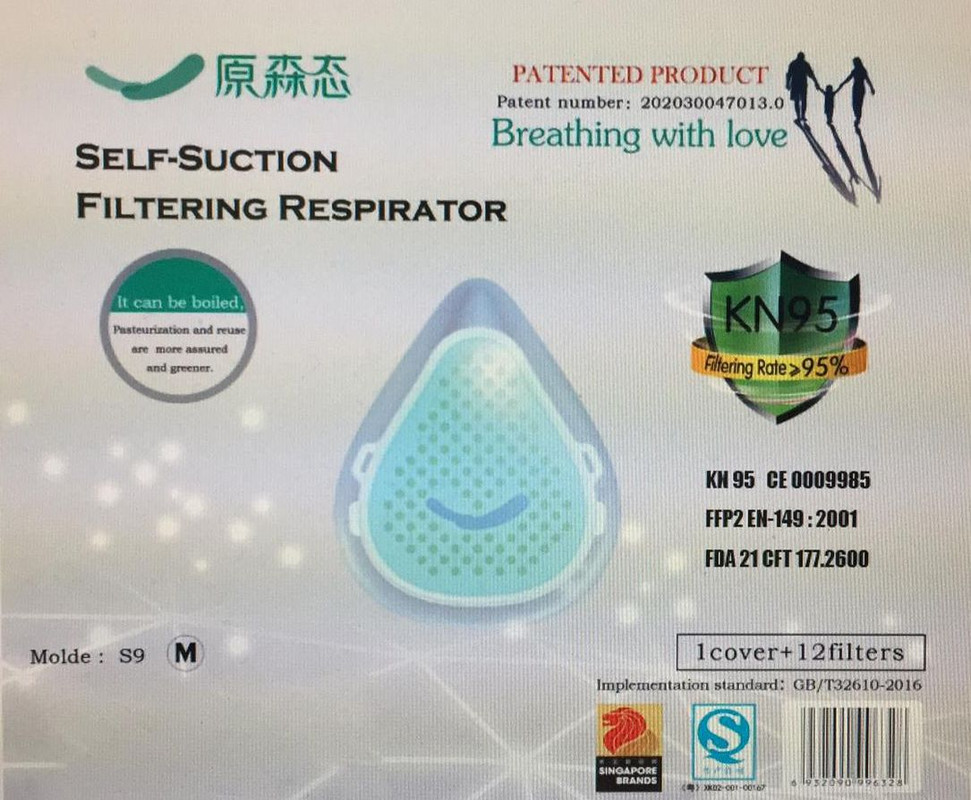 Patented ECO Silicone Mask (Re-usable) 937942c9-511b-43c5-a0ad-0c7e009d5052