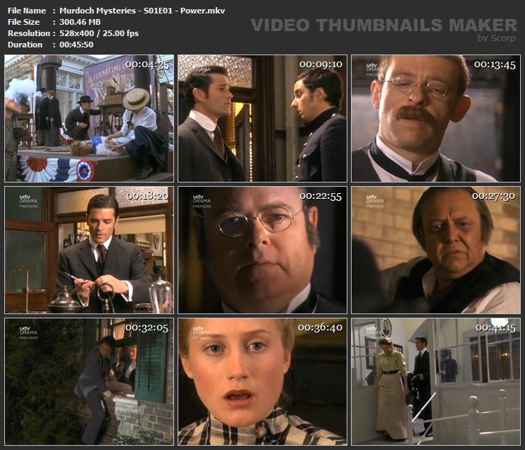 Murdoch Mysteries - S01E01 - Power.mkv