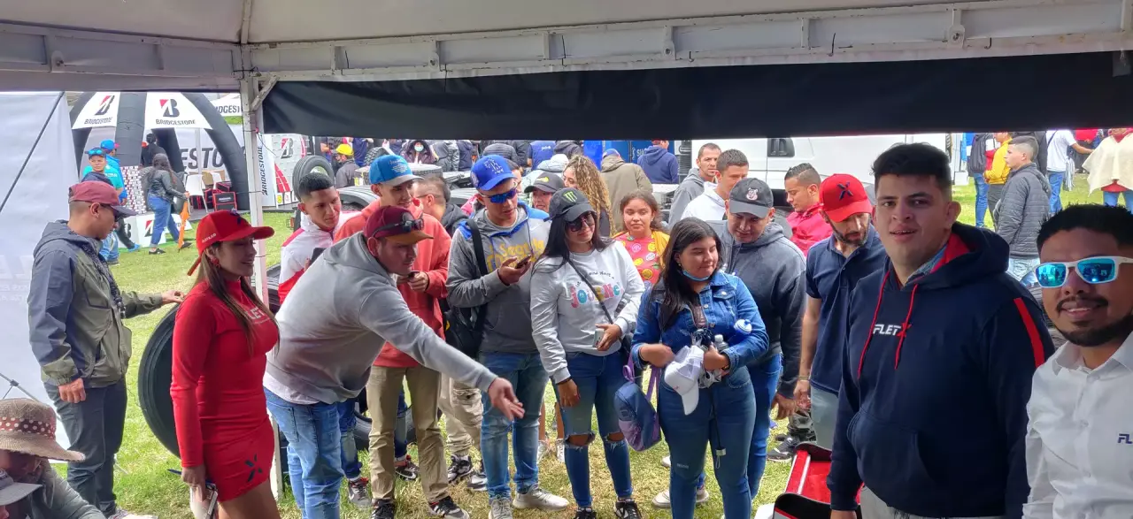 Stand FLETX en evento Mobil Delvac