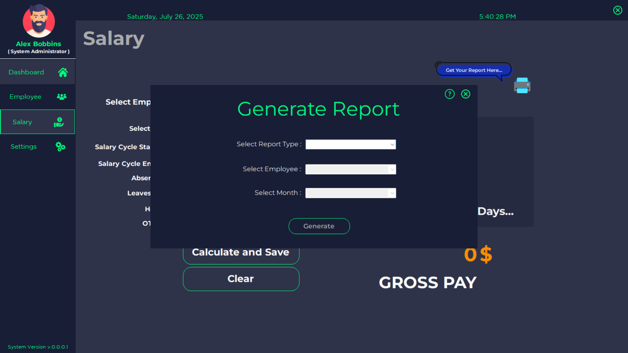 Payroll Management System Screenshot 5