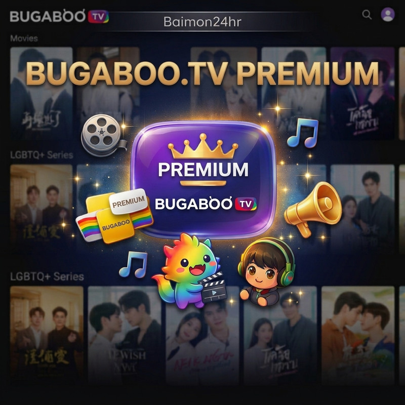 Bugaboo 1 วัน แอพดูหนังช่อง7  (เมลร้าน) (สั่งได้09:00-22:00น.)