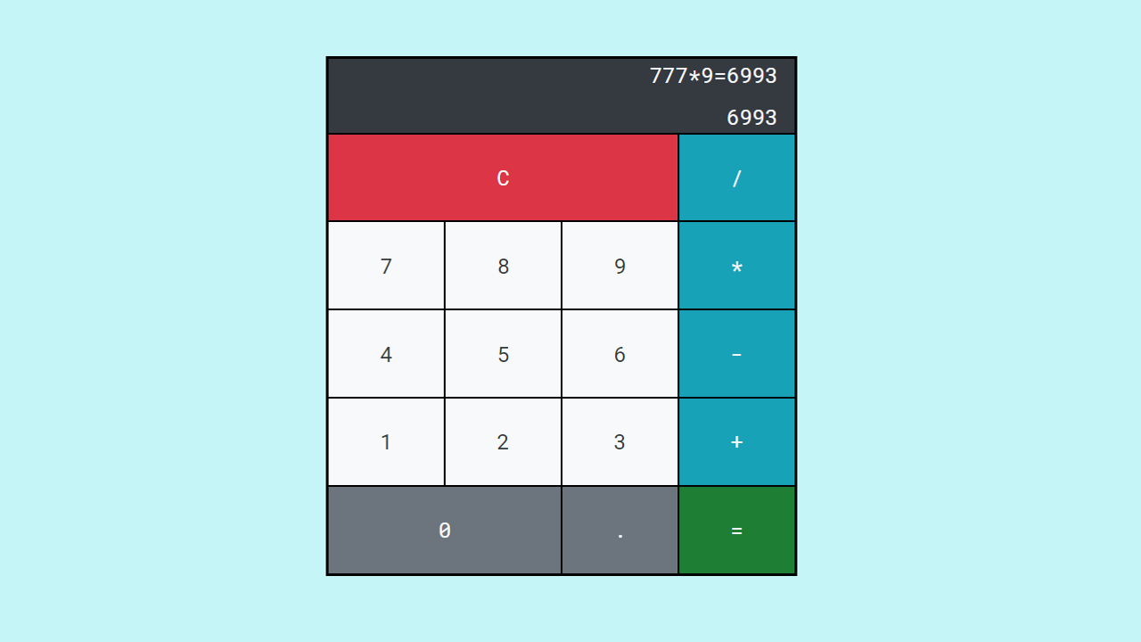 Calculator page