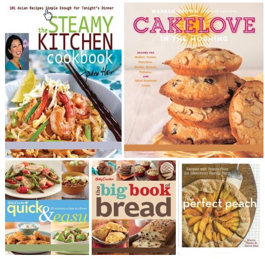 5 Cooking and Diets e-Books