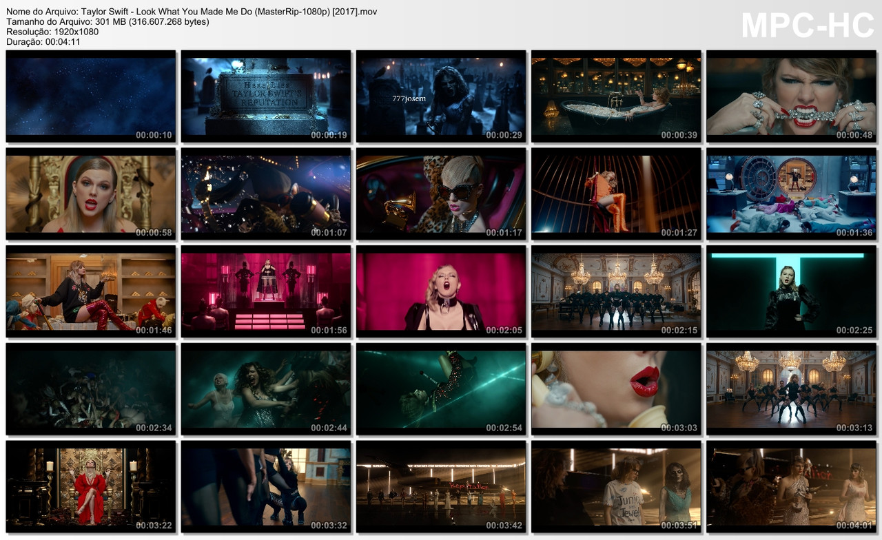 Taylor Swift - Look What You Made Me Do (Master 1080p) [2017]