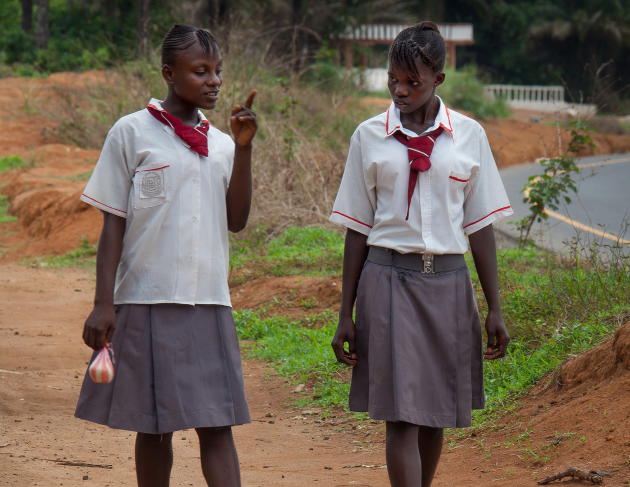 Adolescent girl in Sierra Leone