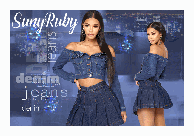 Suny-Ruby-Blue-Jeans-Dress