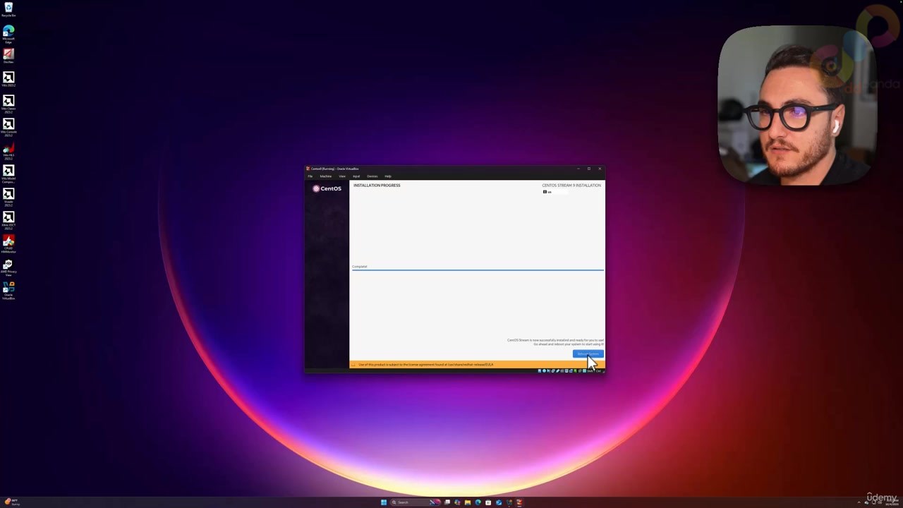 3 Cent OS 9 Virtual Machine mp4 0003