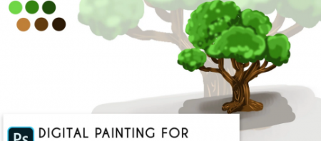 Digital Painting for Beginners   How to Paint Anything using Default Photoshop Brushes