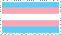 trans flag stamp