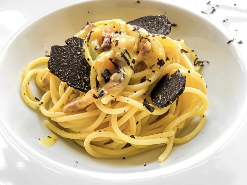 Carbonara con tartufo