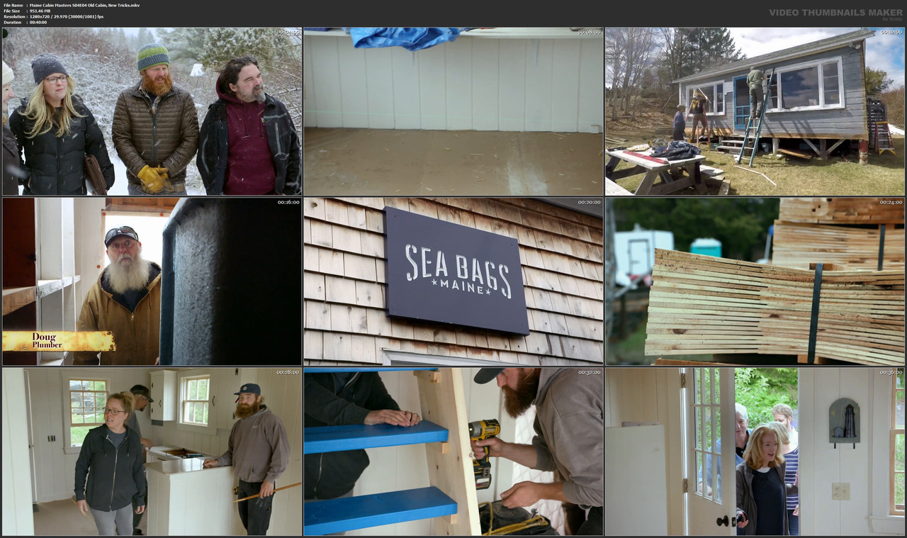 Maine Cabin Masters S04E04 Old Cabin, New Tricks.mkv