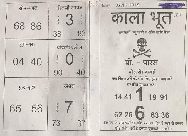 Satta Chart Satta Chart