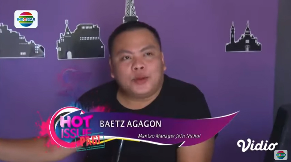 Baetz Agagon, mantan manajer Jefri Nichol