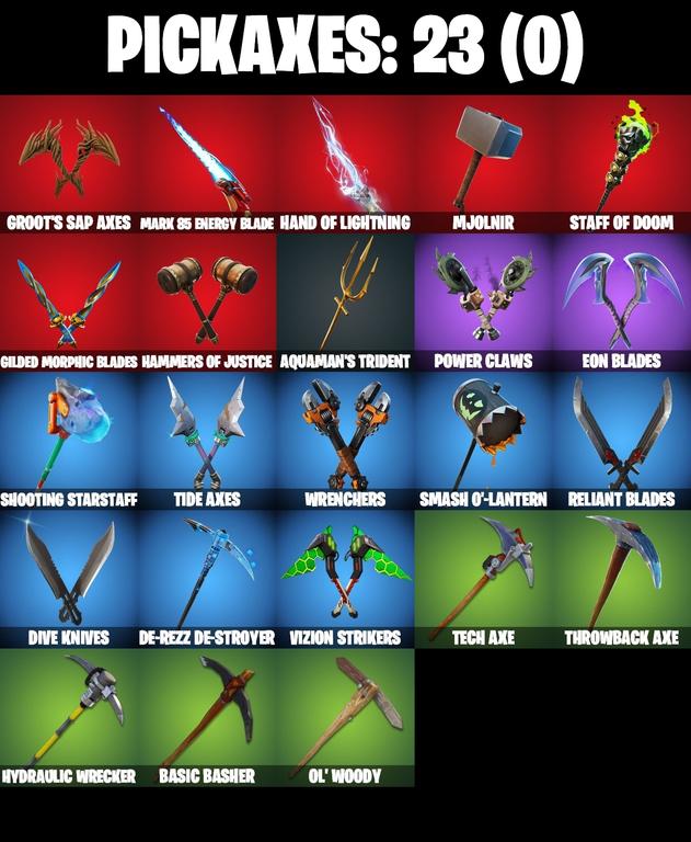 pickaxes comp