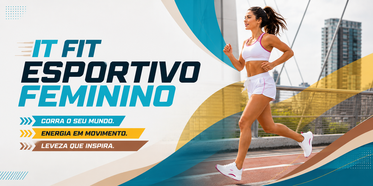 Banner Tênis IT Fit Esportivo Feminino