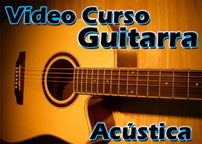 Curso de guitarra acústica en vídeo aprende de básico a avanzado 4dvds