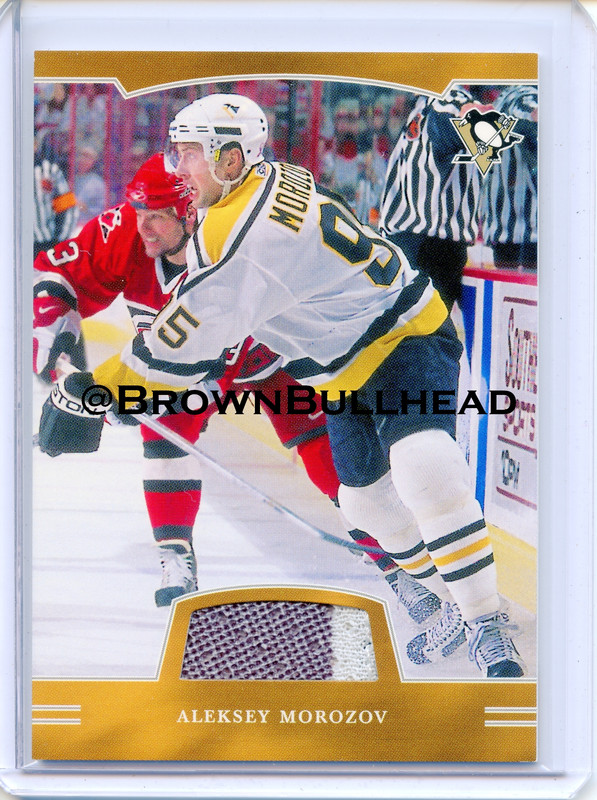 2002-03 BAP First Edition Jerseys #FE-056 [Aleksey Morozov] [Pittsburgh Penguins] [~100] [swatch=sil