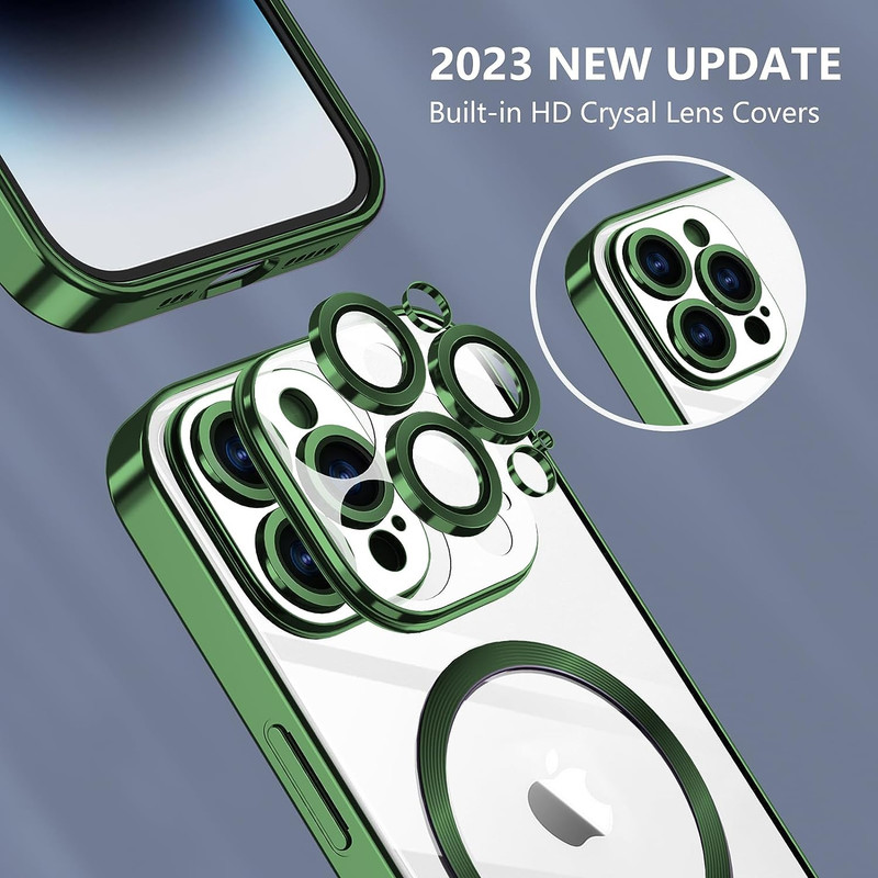 Cover Magnetica per iPhone 11 Pro Max Cover con MagSafe, Custodia Per