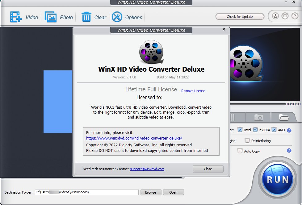 WinX HD Video Converter Deluxe v5.17.0.342 Proof