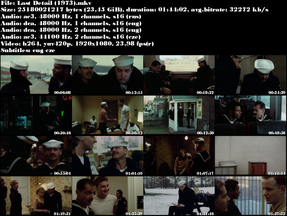 Poslední eskorta / The Last Detail (1973)