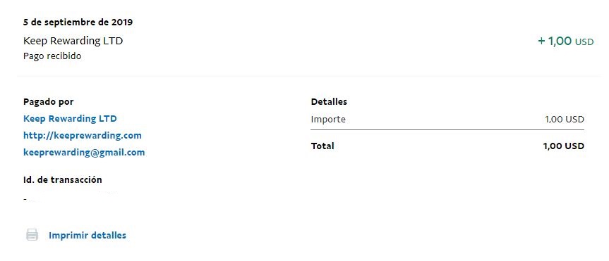 15º Pago de KeepRewarding - 1.00 Dolar Keep-Rewarding15-Pago050919