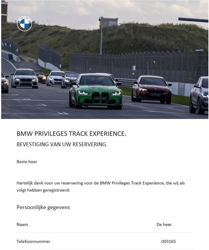 BMW Privileges Track Experience 2024