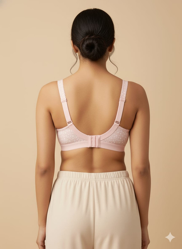 womenscottonccupnonpaddedfloraprintheavybustplussizeminimizerseamlessfullcoveragenonwiredtshirtevery