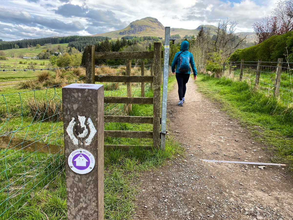 West Highland Way hiking trail Scotland