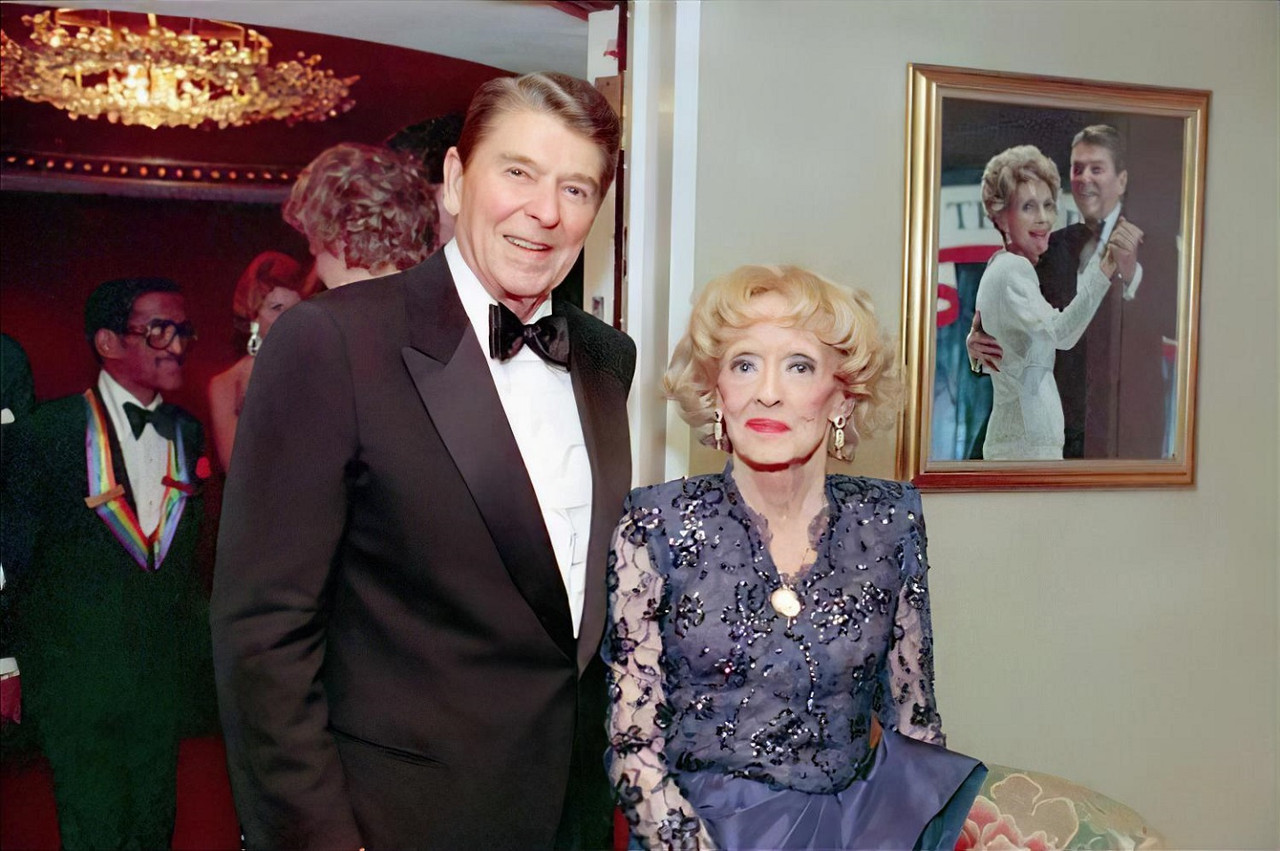 Reagan and Davis 1987 Get Together