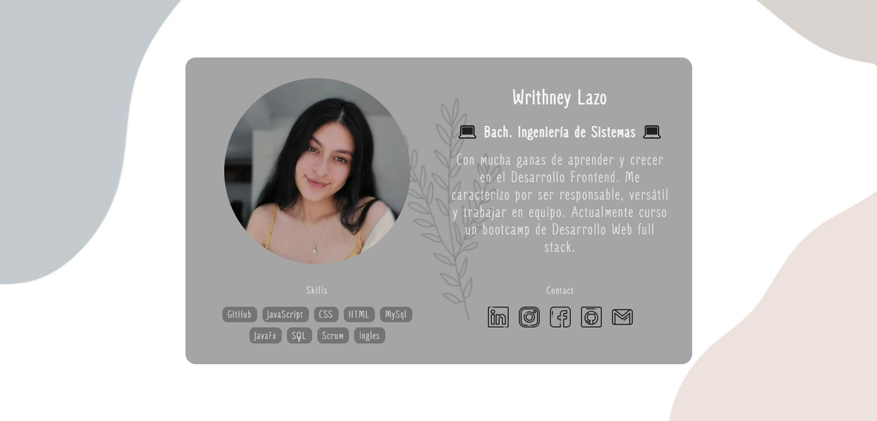 Personal Card CSS