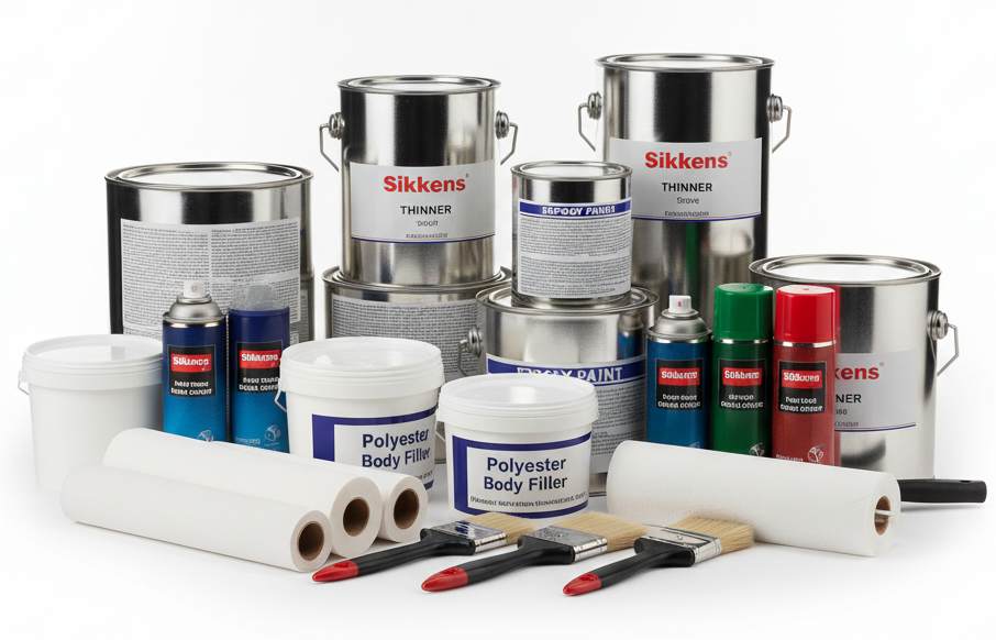 Auto paint materials