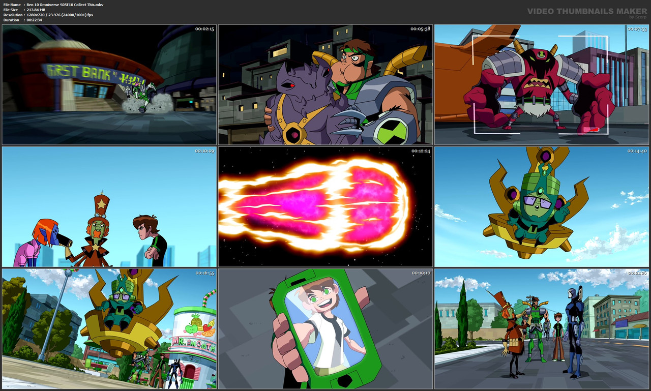Ben 10 Omniverse S05E10 Collect This.mkv