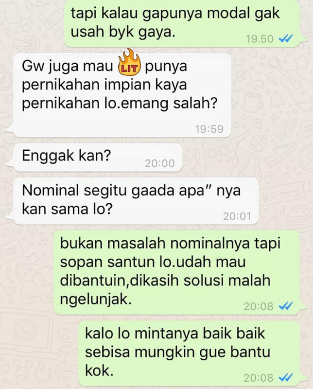 Percakapan Pinjam Uang